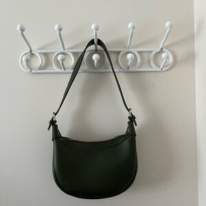 Elegant Olive Green Shoulder Bag
